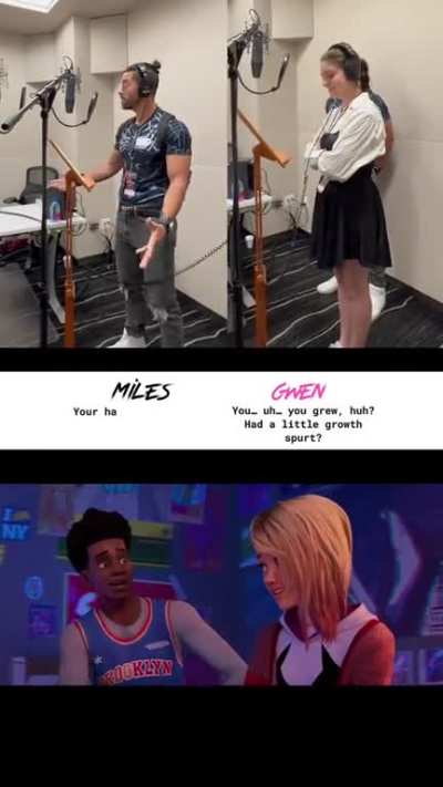 So crazy! She's so lucky to be able to do a VO.