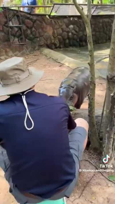 Moo spent some quality time with her grandpa!