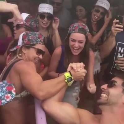 HMC while I hold his hand