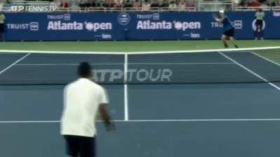 Tweener Underarm Serve.