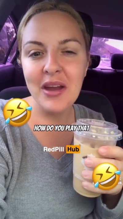 She didn't see that coming 