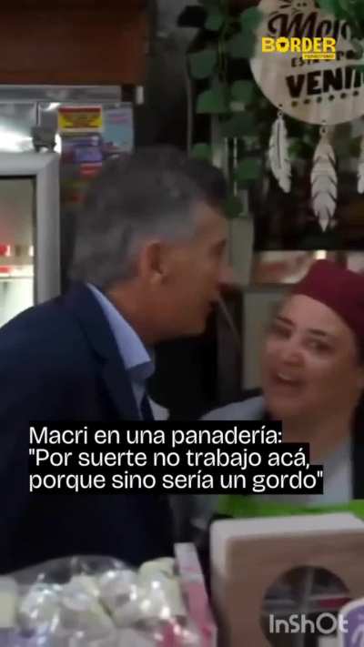 Macri en una panadería - gordo remix