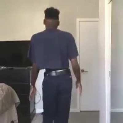 Unseen practice footage of how Djokovic will be arriving in Australia.