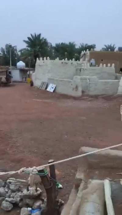 Old fashioned desert irrigation