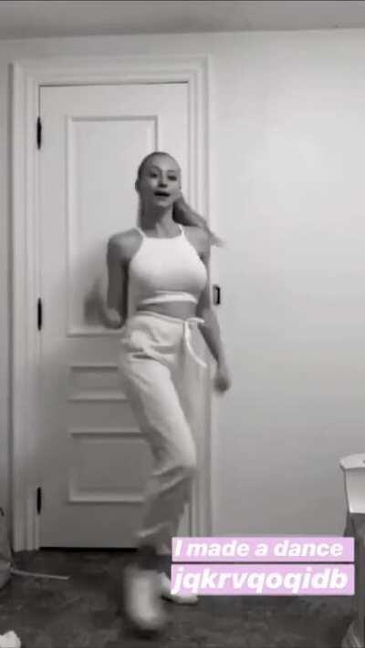 Showing off her skills