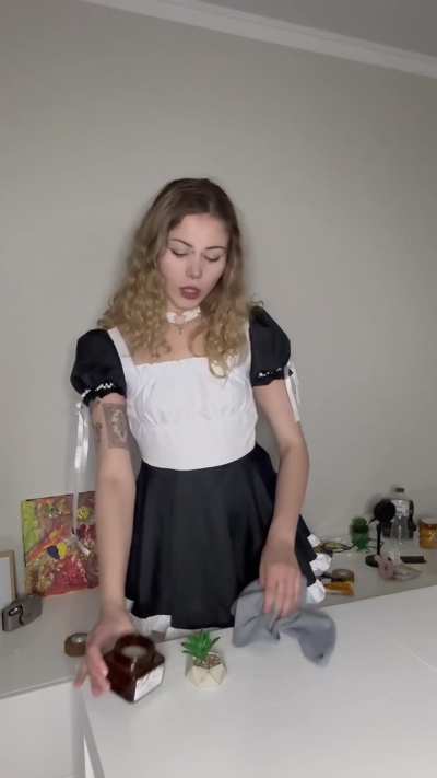 a slutty maid at ur service
