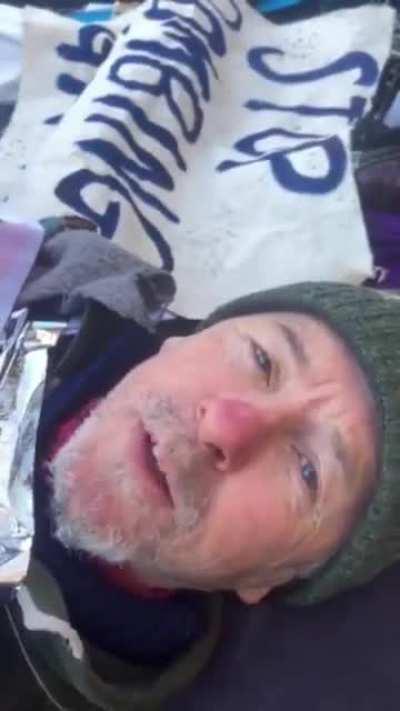 Despite the freezing temperature, actionists are locked on to SHUT DOWN the Bristol HQ of Israel’s biggest weapons manufacturer. Hear why ⤵️