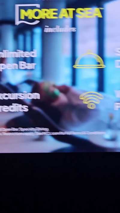 Al in a random cruise line commercial?😭