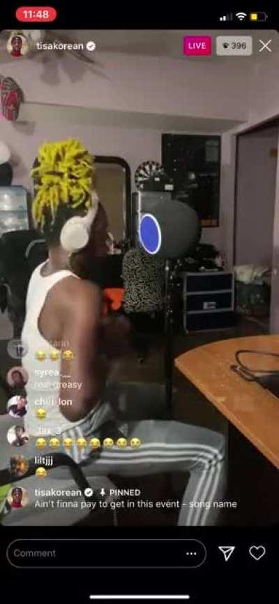 Bruce first time in the stu