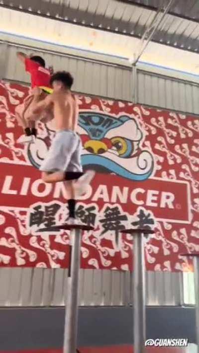 Stunning acrobatic tricks