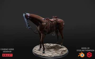 I modeled the Combine Horse!