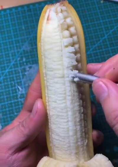 Banana turned into corn