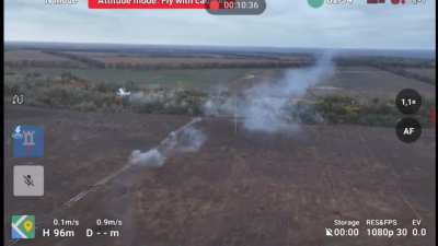 6-minute recording made by drone operator of the mechanized assault of the 47th Mechanized Brigade 
