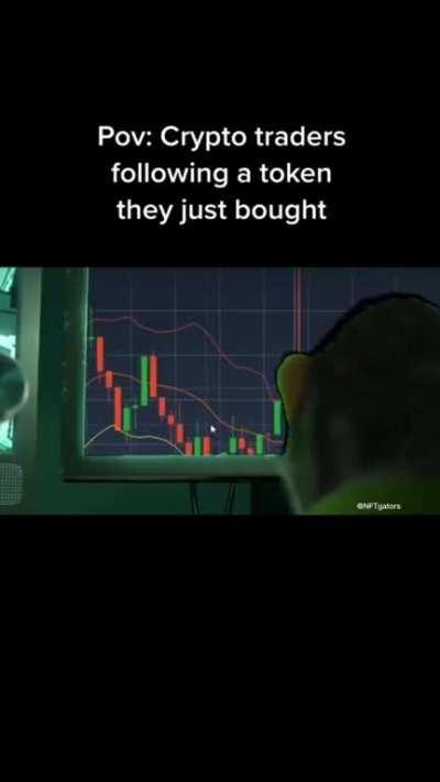 POV: Crypto traders following a token they just bought