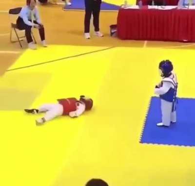 To get their son to like karate.