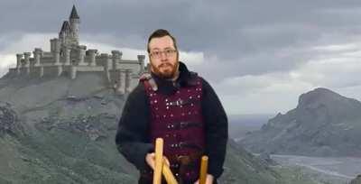 The Fighter when he sees the Monk's loadout