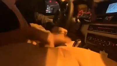 Doing Everything To Get His Attention Off The Road