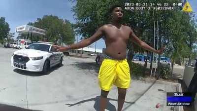 29 Min Summary: Blondie Liar, Liar, Bikini's $160 Price Tags on Fire! 🔥 Argument over pricy Beach Outfit triggers Woman to punch, scratch and throw fast food at boyfriend while he's driving. Cries 😭 plays Victim. Intrepid Policewoman arrests her. (handcuf