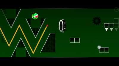 just a normal geometry dash level