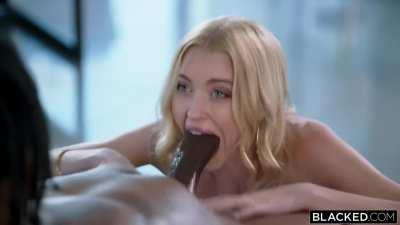 When you're a black cock addict but not trained enough.