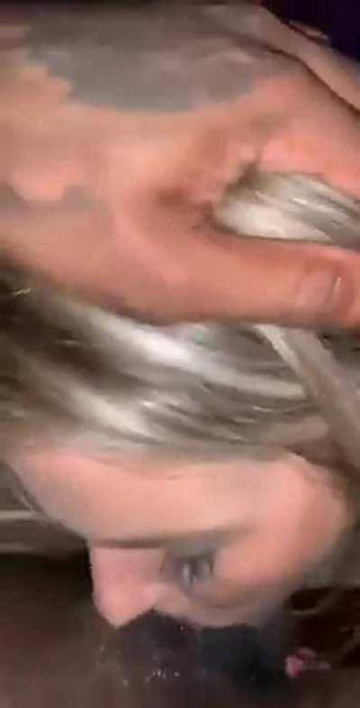 Perfect Blonde BBC Deepthroat