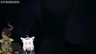 Fubuki laughing at the idea of her maid's death