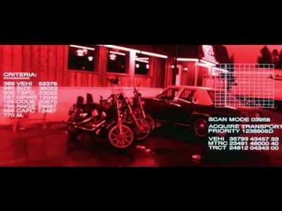 Tesla computer vision reminds me the way terminator see the world