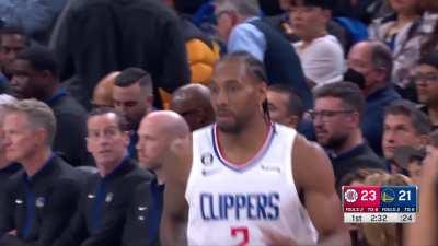 [Highlight] Kawhi slams down the lob from Westbrook