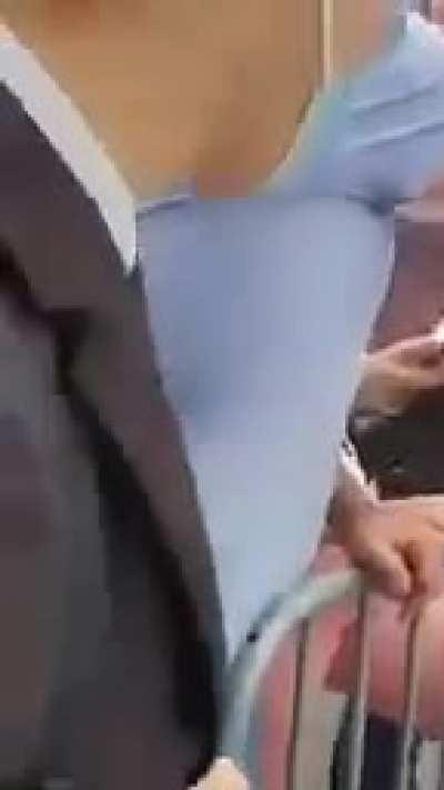 This dude just slapped the President of France.