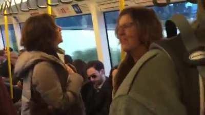 Train Passengers Sing Over the Rainbow!