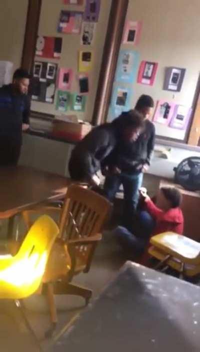 To fight the student, not the teacher