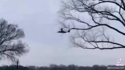 🇺🇲A pair of MV-22 Osprey tiltrotors from the White House squadron have been spotted in the Capitol area