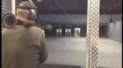 WCGW when you shoot at target in the closed space with a grenade launcher