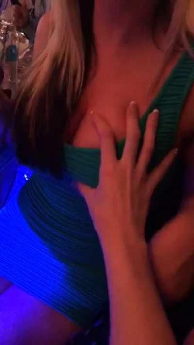 Tanned Babe in the Club