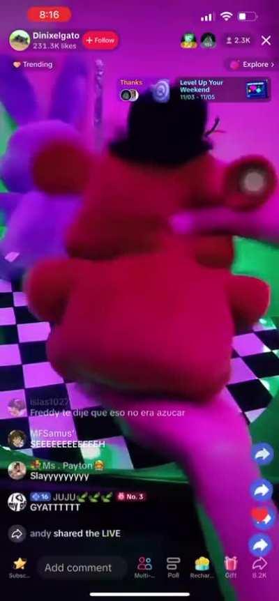 The fnaf community is so weird and creepy 😨.                                    Also the fnaf community: