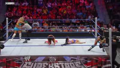 Blondetourage is once again beaten and humiliated by Laycool