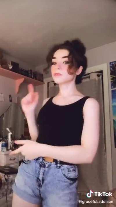 Addie needs to quit music and go back to doing cute/sexy TikToks like this