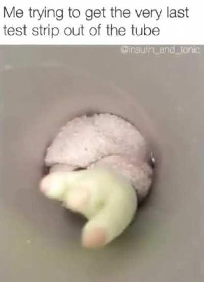 That last test strip...