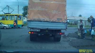 Road accident 08/09/2015 Chkalov-Lunacharsky, Chevrolet Lacetti vs tram