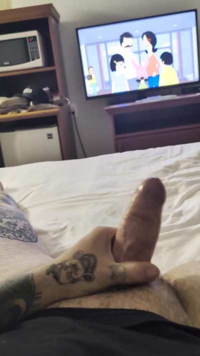 Who's helping me cum again?