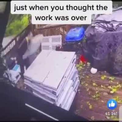 Just when you thought the work was over