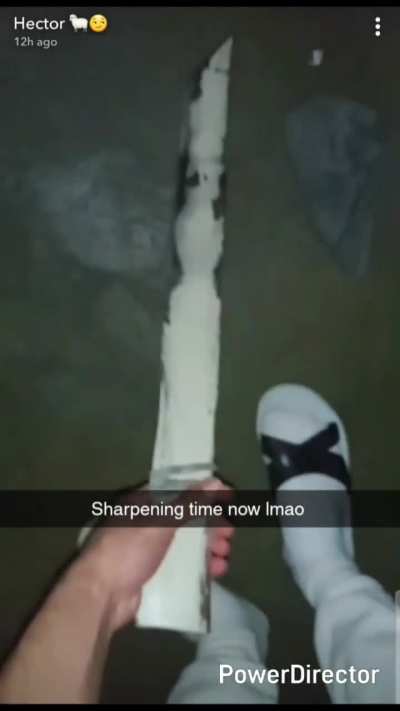 Got 3 swords in prison.