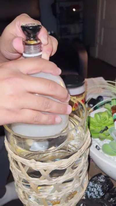 Wanted to share my homemade gravity bong! I underestimated it lol