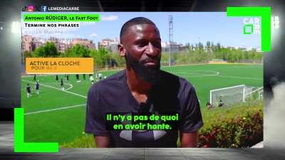 [CARRÉ] Antonio Rüdiger: 