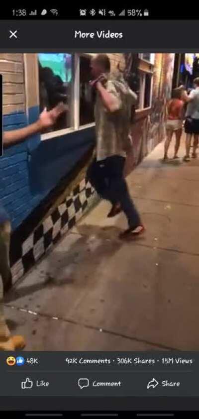 When you can't get inside the club