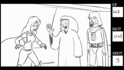 Cut Robot Chicken Mara Jade skit