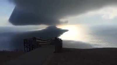 A Beautiful Roll Cloud Over Lake Michigan Immortalised By Ken Temple