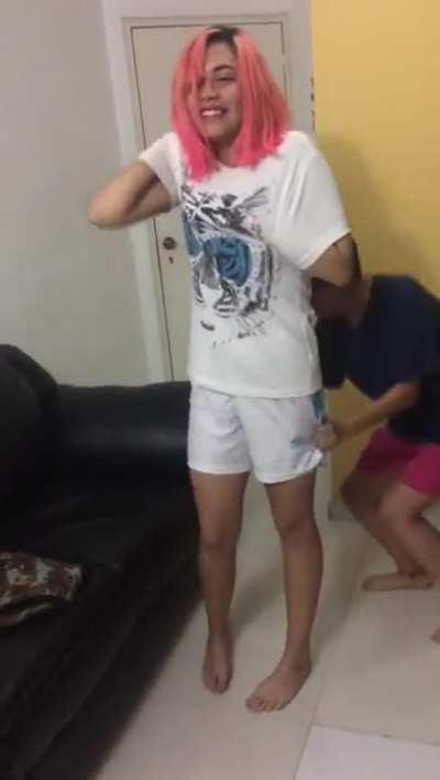 Another Arms in Shirt prank