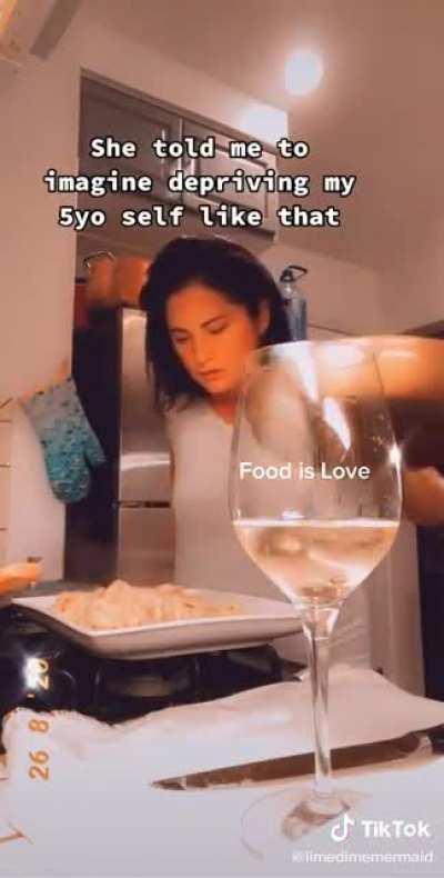 Idk who is going through this but you are loved and you deserve food ❤️ (TW: Eating Disorder)