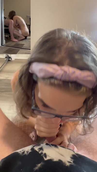 Just being the best wife I can be and stretching my pretty pussy before he uses it